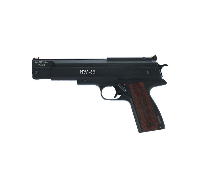 WEIHRAUCH PISTOLA PAC 45 NERA -7,5j CAL. 4,5 C.N. 163 