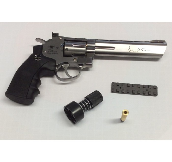 ASG PISTOLA REVOLVER DAN WESSON 6 CO2 PELLET -7,5j CAL 4,5 C.N. 367 