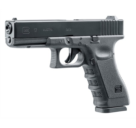 UMAREX GLOCK PISTOLA 17 CO2 BLOWBACK -7,5J CAL. 4,5 C.N. 00001 *8 COLPI* 