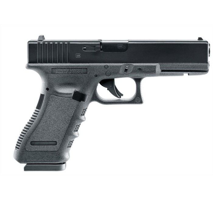 UMAREX GLOCK PISTOLA 17 CO2 BLOWBACK -7,5J CAL. 4,5 C.N. 00001 *8 COLPI* 