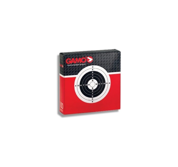 GAMO/SC/UMAREX CENTRI CARTONCINO PER CARABINA A/C 14x14 *conf. 100pz.*