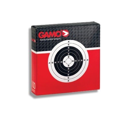 GAMO/SC/UMAREX CENTRI CARTONCINO PER CARABINA A/C 14x14 *conf. 100pz.*