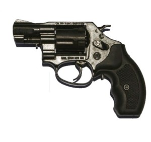 BRUNI PISTOLA REVOLVER A SALVE NEW 380 2 NERA .380 guancette NERE