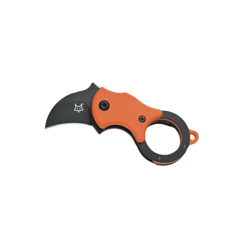 FOX KNIVES COLTELLO MINI KARAMBIT LAMA ACCIAIO 1.4116 IMPUGNATURA NYLON