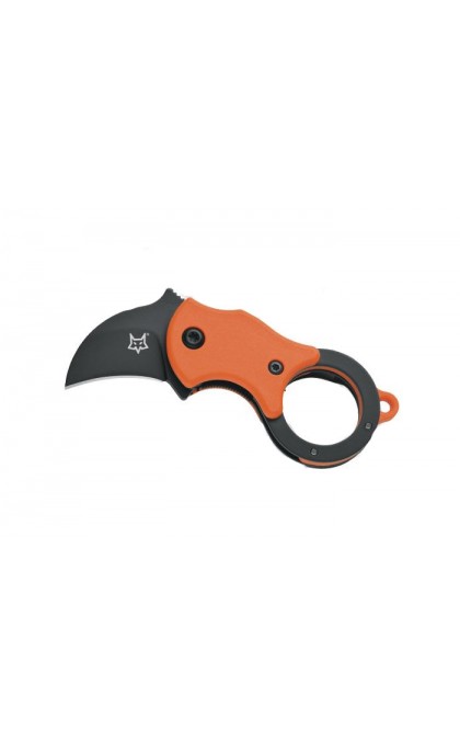 FOX KNIVES COLTELLO MINI KARAMBIT LAMA ACCIAIO 1.4116 IMPUGNATURA NYLON