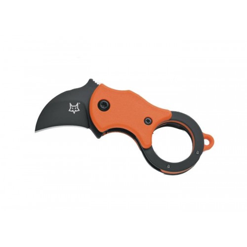 FOX KNIVES COLTELLO MINI KARAMBIT LAMA ACCIAIO 1.4116 IMPUGNATURA NYLON                                                         