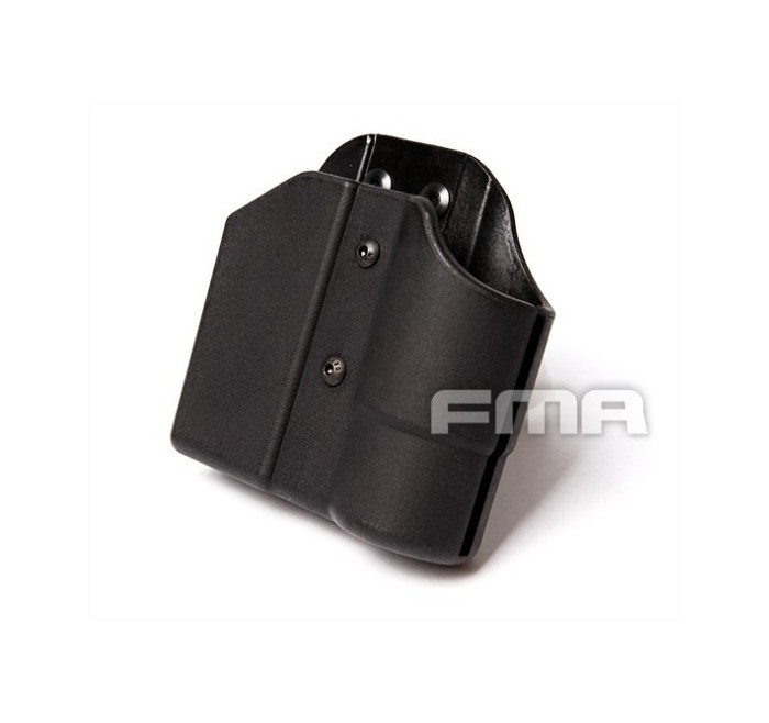 FMA PORTA CARICATORE x PISTOLA TECNOPOLIMERO CON ALLOGGIO TORCIA x CINTURA