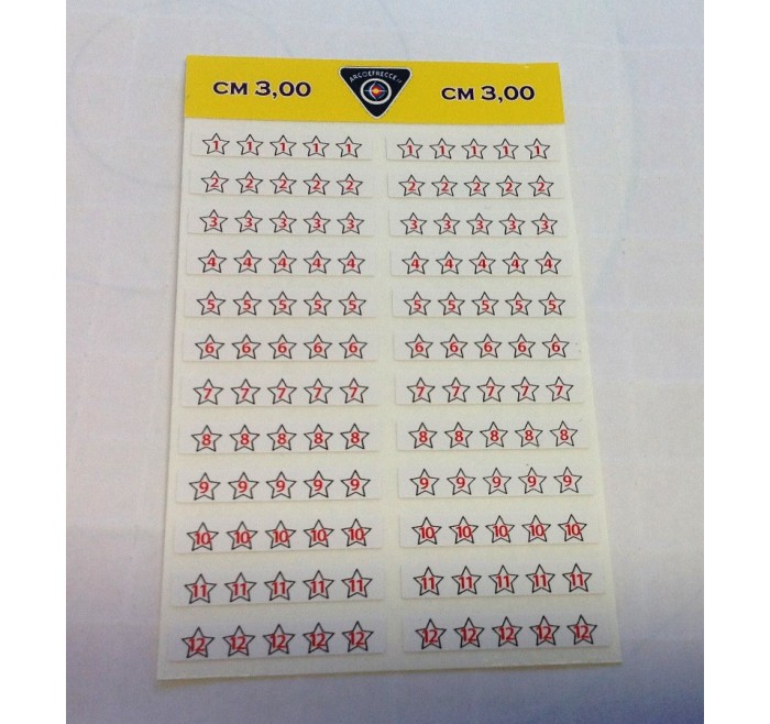 BEST ARCHERY FASCETTE NUMERAZIONE FRECCE