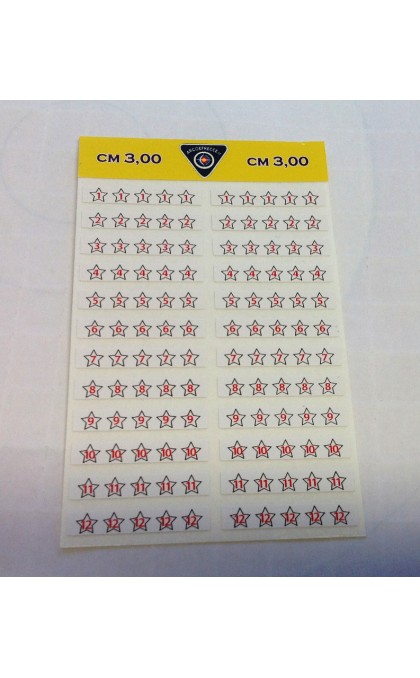 FASCETTE BEST ARCHERY NUMERAZIONE FRECCE                                                                                        