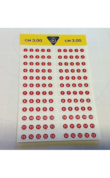 FASCETTE BEST ARCHERY NUMERAZIONE FRECCE                                                                                        