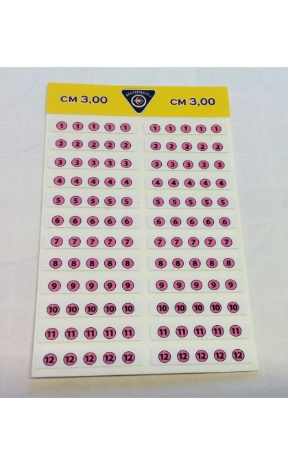 FASCETTE BEST ARCHERY NUMERAZIONE FRECCE                                                                                        