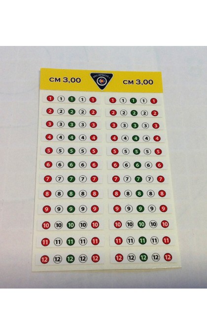 FASCETTE BEST ARCHERY NUMERAZIONE FRECCE                                                                                        