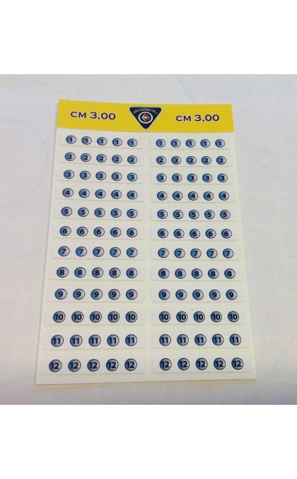 FASCETTE BEST ARCHERY NUMERAZIONE FRECCE                                                                                        