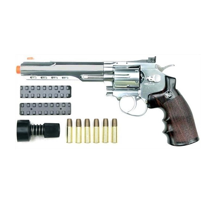 WIN GUN PISTOLA SOFTAIR REVOLVER A CO2 C702