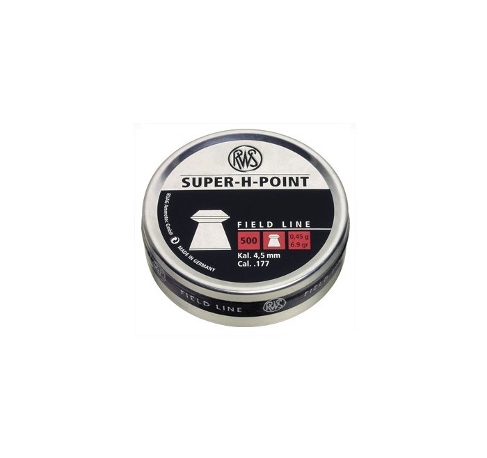 RWS PIOMBINO DIABOLO SUPER H POINT 4.5mm 0.45g *Conf. da 500pz* 