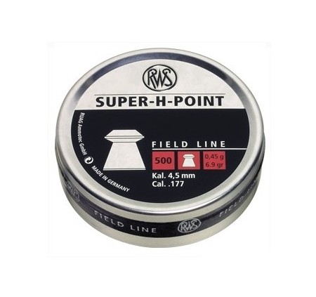 RWS PIOMBINO DIABOLO SUPER H POINT 4.5mm 0.45g *Conf. da 500pz* 