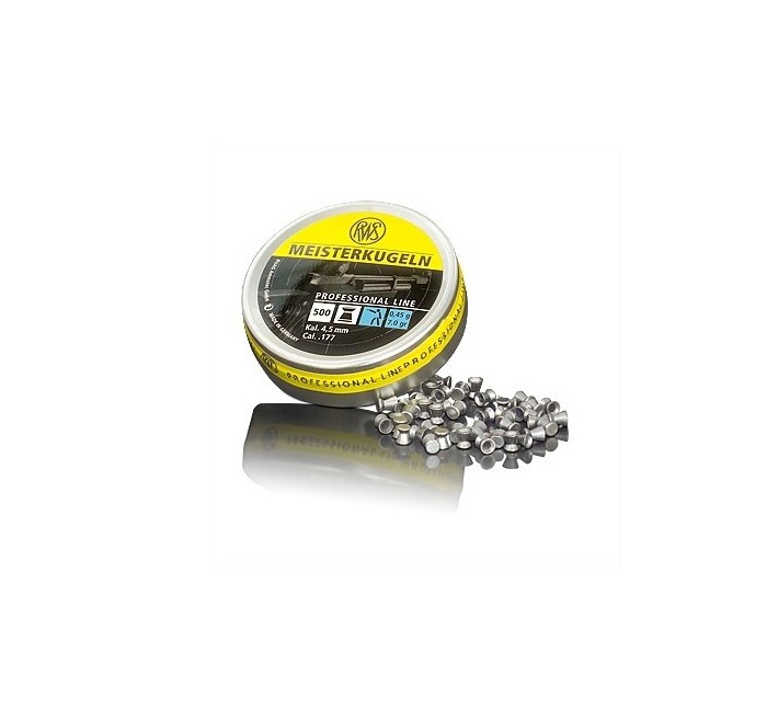 RWS PIOMBINO DIABOLO MEISTERKUGELN 4.5mm 0.45g BLU *Conf. da 500pz* 