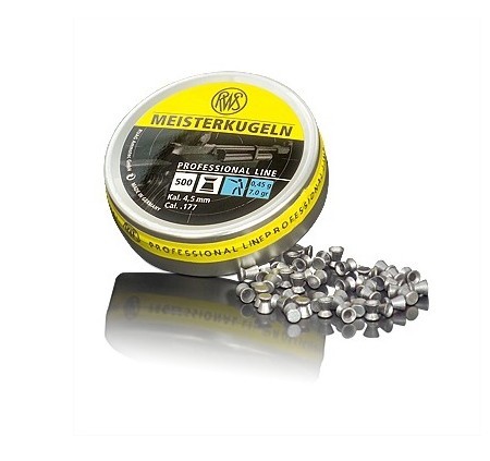RWS PIOMBINO DIABOLO MEISTERKUGELN 4.5mm 0.45g BLU *Conf. da 500pz* 