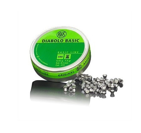 RWS PIOMBINO DIABOLO BASIC 4.5 mm 0.45g *Conf. da 500pz* 