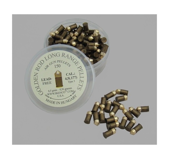 SKENCO PIOMBINO DIABOLO A PUNTA ARIZONA GOLD 0,56g Cal. 4.5mm *Conf. 150pz* 
