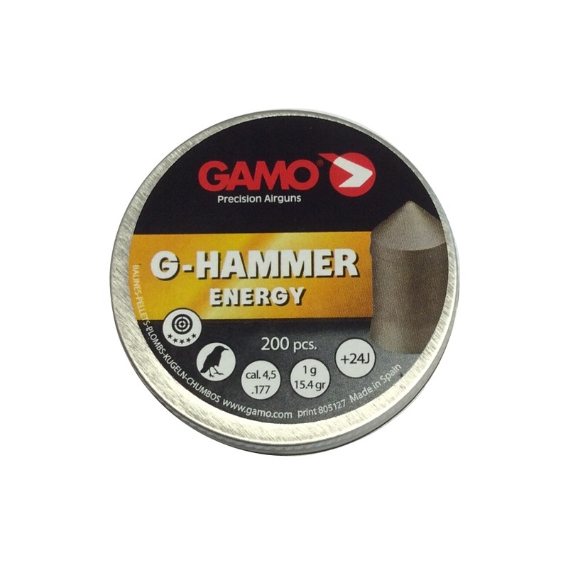 GAMO PIOMBINO DIABOLO G-HAMMER Cal. 4,5mm *Conf. 200pz*