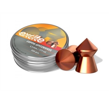 H&N PIOMBINO DIABOLO EXCITE COPPER A PUNTA 4,5mm 0,49g *Conf. 500pz* 