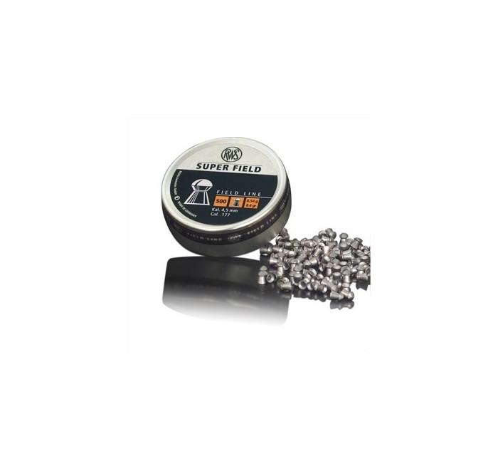 RWS PIOMBINO DIABOLO SUPER FIELD 4.5mm 0.54g *Conf. da 500pz* 