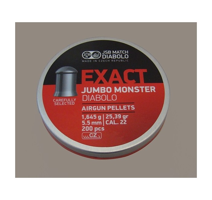JSB PIOMBINO DIABOLO JUMBO MONSTER EXACT *conf.200pz.*