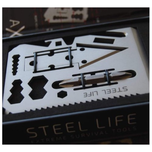 STEEL LIFE MULTITOOL AXEM MACHINE FOR SURVIVAL 4.0