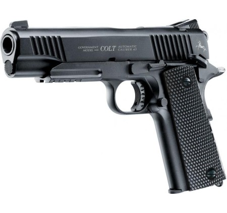 UMAREX COLT PISTOLA 1911 CQBP M45 NERA CO2 -7,5J CAL 4,5 C.N. 637/229 