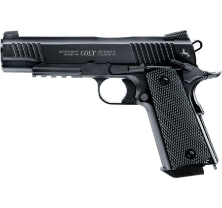 UMAREX COLT PISTOLA 1911 CQBP M45 NERA CO2 -7,5J CAL 4,5 C.N. 637/229 