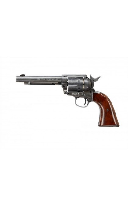 UMAREX COLT PISTOLA/REVOLVER SAA 45 PEACEMAKER CO2 BB ANTICHIZZATA -7,5J CAL. 4,5 C.N. 638 