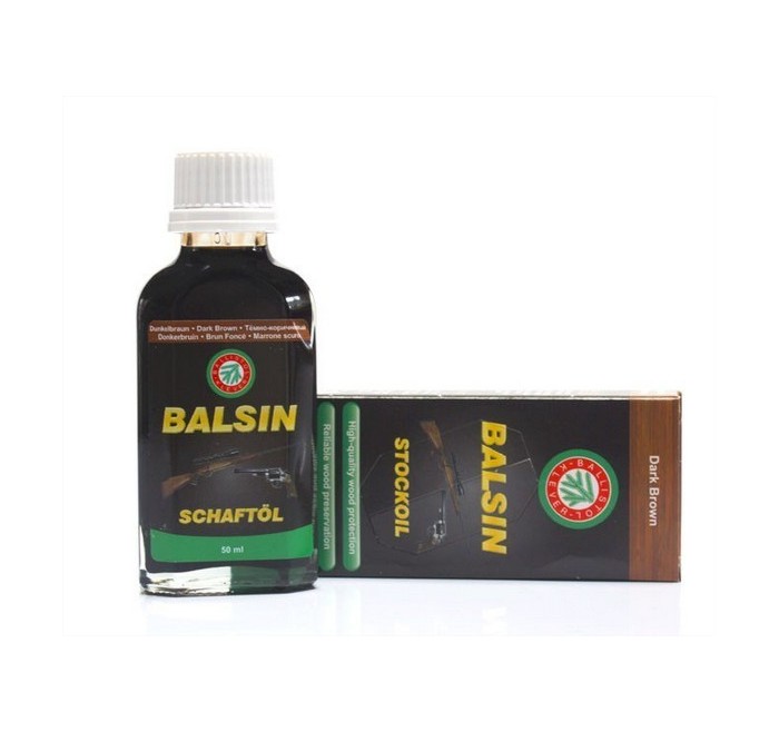 KLEVER BALLISTOL OLIO PER LEGNO BALSIN FLACONE 50ml MARRONE SCURO 