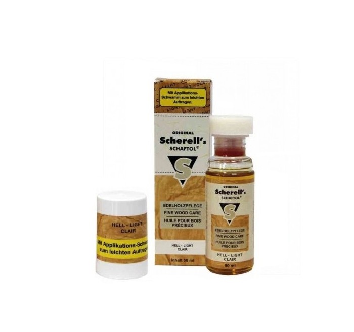 SCHERELL'S OLIO PER LEGNO FLACONE 50ml CHIARO