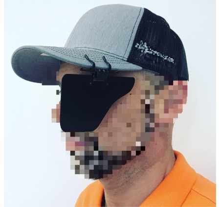 GUNSTAR EYE BLINDER (oscuratore con clip per berretto)