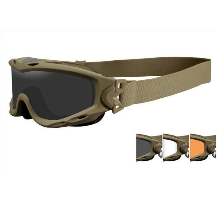 WILEYX OCCHIALI TATTICI A PROTEZIONE KIT 3 LENTI BALISTICA Mod. SPEAR