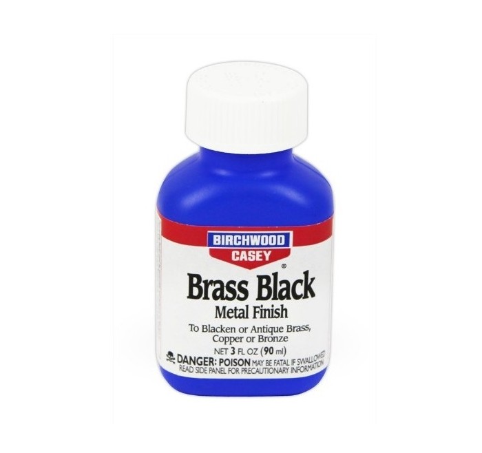 BIRCHWOOD BRASS BLACK METAL FINISH BRUNITORE PER BRONZO/OTTONE/RAME 3oz