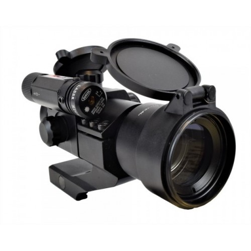 JS TACTICAL MICRO RED DOT SIGHT 30mm CON LASER ROSSO (@)