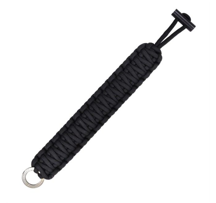 USA BRACCIALE IN PARACORD NERO