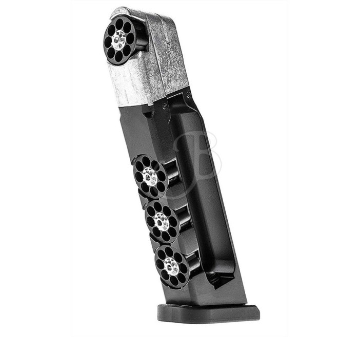 UMAREX GLOCK CARICATORE PER PISTOLA GLOCK 17 CAL. 4,5 CO2 DIABOLO (@)