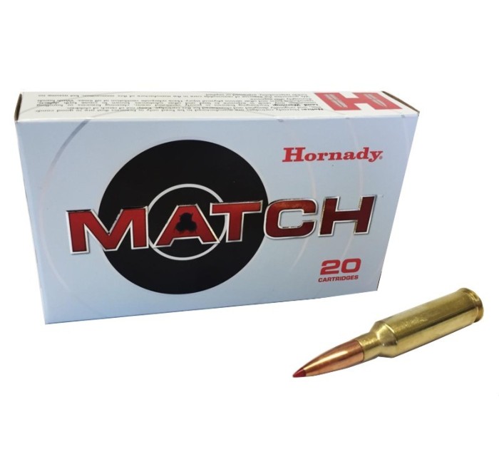 HORNADY CARTUCCE MATCH Cal. 6,5 CREEDMOOR 140grs ELD-M *Conf. da 20pz*