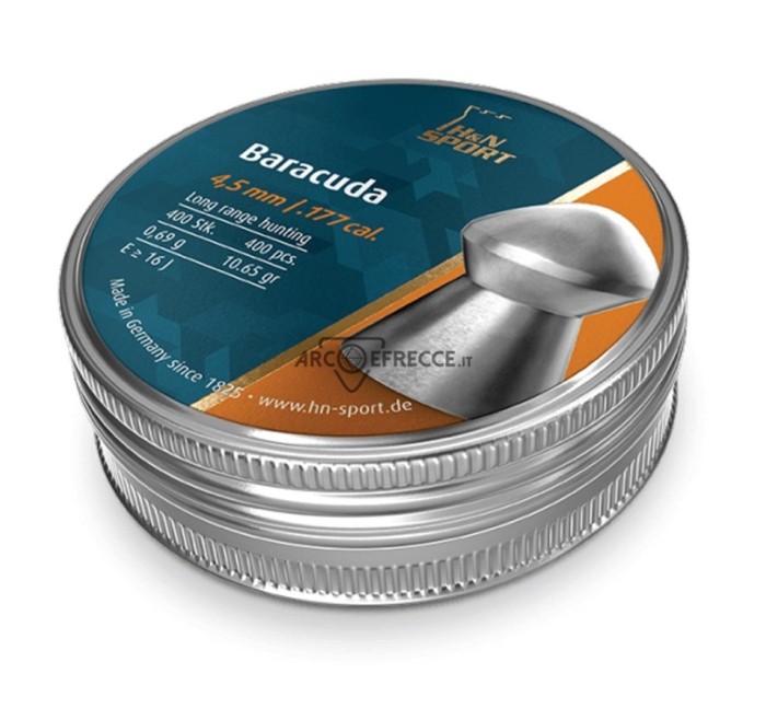 H&N DIABOLO BARACUDA 4,5mm 0,69gr *Conf. 400pz*