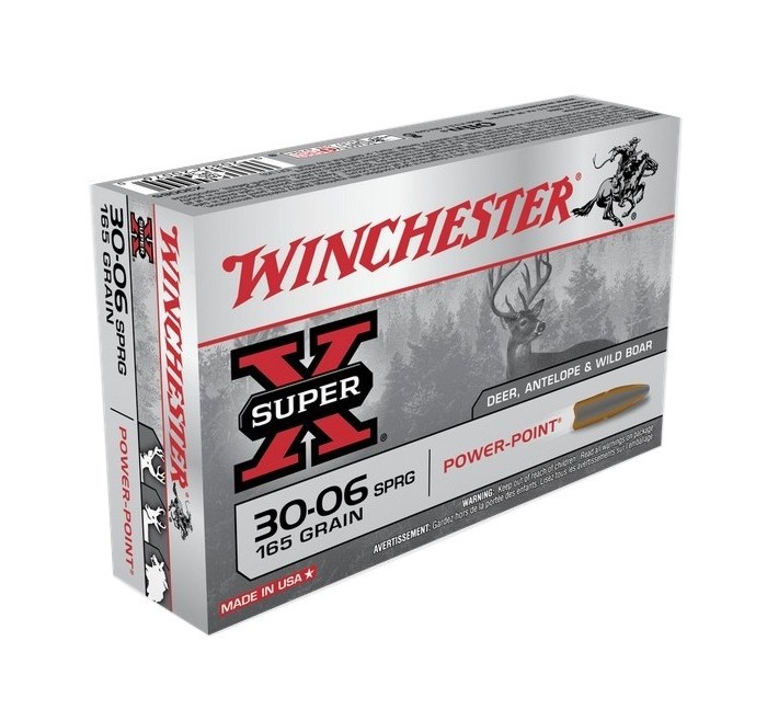 WINCHESTER CARTUCCE POWER POINT CAL. 30-06 SPR 165grs *Conf. da 20pz*