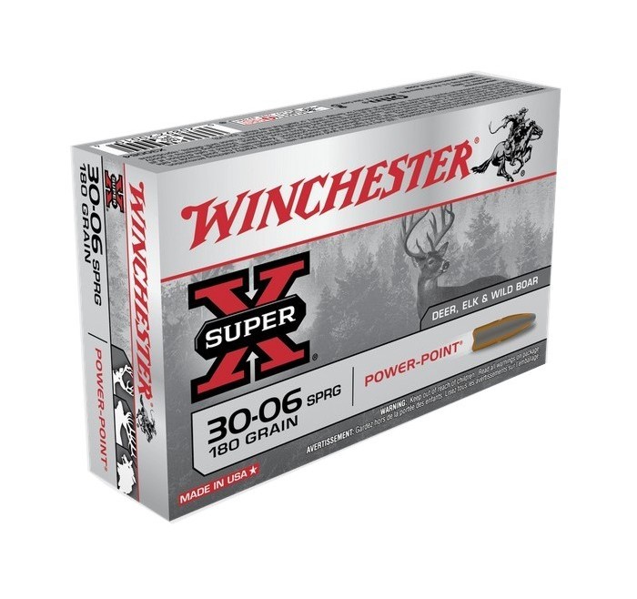 WINCHESTER CARTUCCE POWER POINT CAL. 30-06 SPR 180grs *Conf. da 20pz*