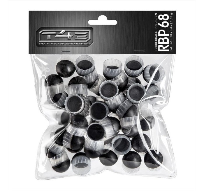 UMAREX PALLINI GOMMA T4E .68" RBP 1.85G *Conf. da 50pz*