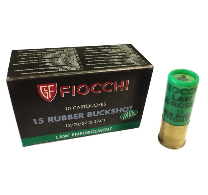 FIOCCHI CARTUCCE RUBBER BUCK CAL. 12 *Conf. da 10pz*