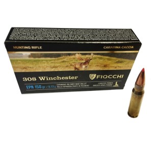 FIOCCHI CARTUCCE CAL. 308 WIN EPN 150grs *Conf. da 20pz*
