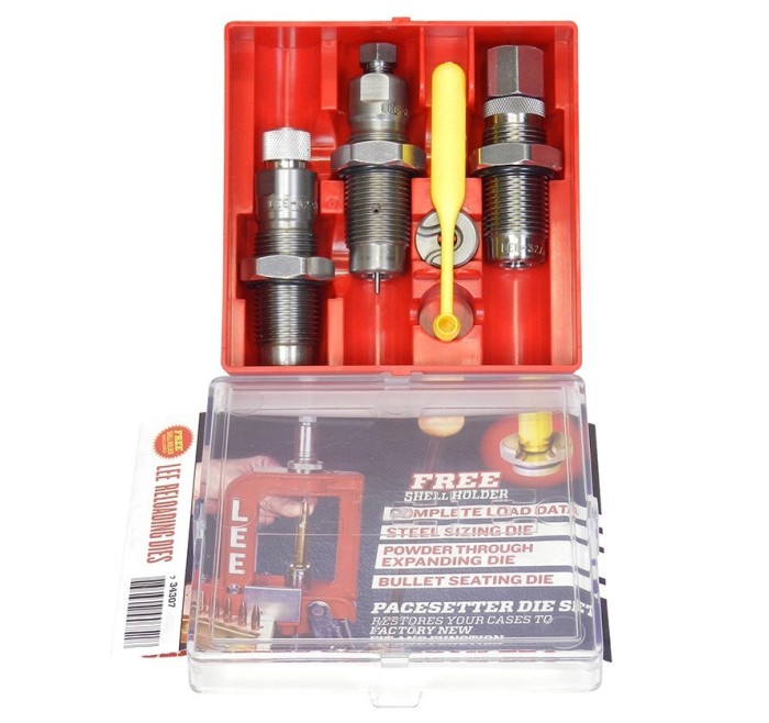 LEE MATRICE PISTOLA C/CRIMP.DIES - 3PZ.