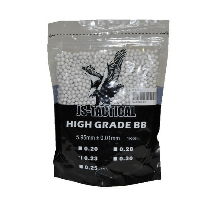 JS TACTICAL PALLINI 0.23 BIANCHI 1KG. (4340bb)