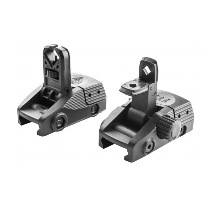 CAA SET TACCHE DI MIRA FLIP UP IN POLIMERO